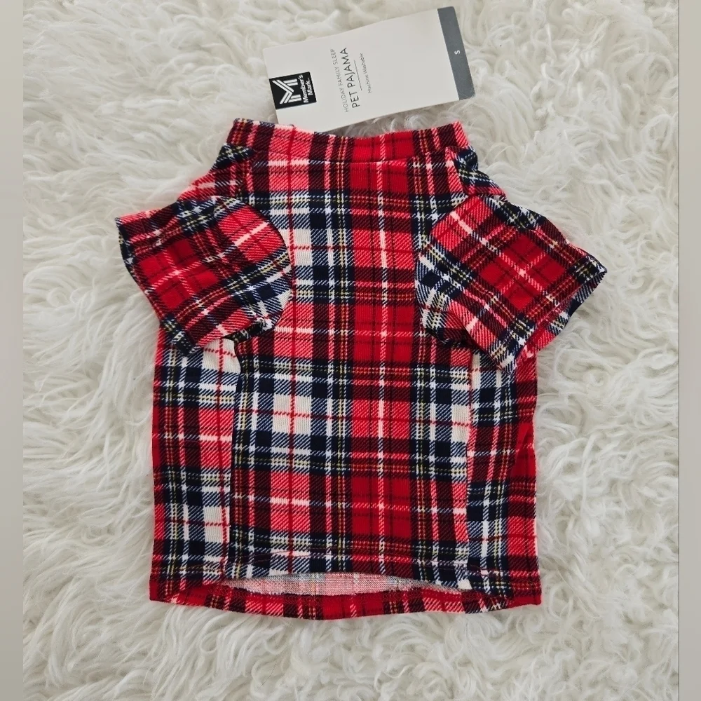 Member's Mark Sleep Pet Pajama Coat. Color: Let It Snow. Size Small. Ne…